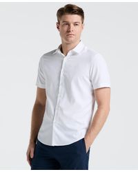 Perry Ellis - Short Sleeve Solid Shirt - Lyst