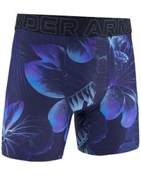 Under Armour - Printed Performance Tech Mesh 6" Boxer Briefs - Lyst