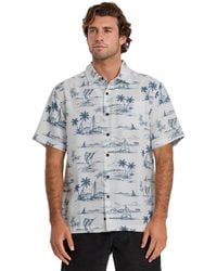 Quiksilver - Sail Away Short-sleeve Shirt - Lyst