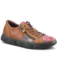 L'ARTISTE - L Artiste S Danli-bloom Zippered Platform Sneakers - Lyst
