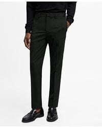 Mango - Stretch Fabric Super Slim-fit Suit Pants - Lyst