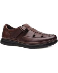 Pazstor - Premium Comfort Leather Closed Toe Casual Sandals Memphis - Lyst