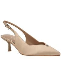 Guess - Yannick Embellished Kitten Heel Slingback Pumps - Lyst