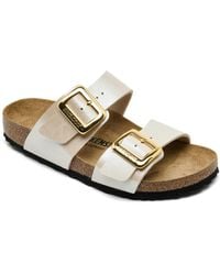 Birkenstock - Sydney Luxe Buckle Birko-flor Sandals From Finish Line - Lyst