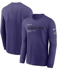 Nike - Baltimore Ravens Play To Win Essential Long Sleeve T-shirt - Lyst