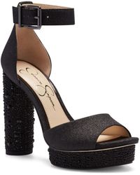 jessica simpson dorrie platform sandal
