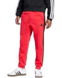 adidas - Essentials 3-stripes Fleece Pants - Lyst