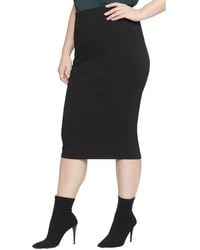 Eloquii - Plus Size Knit Column Skirt - Lyst