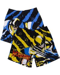 Lids - Wolverine Comic Big Print Mesh Shorts - Lyst