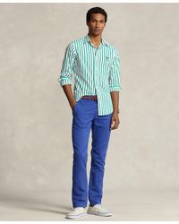 Polo Ralph Lauren - Straight-fit Linen-cotton Pants - Lyst