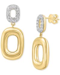 Effy - Effy Diamond Geometric Drop Earrings (7/8 Ct. T.w. - Lyst