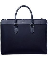 Maverick & Co - Alpha Leather Trimmed Briefcase - Lyst