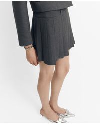 Mango - Pleated Mini-skirt - Lyst