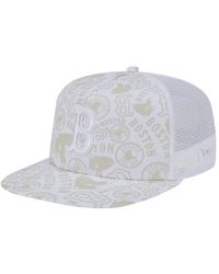 KTZ - Boston Red Sox Logo Dunes A-frame Trucker 9fifty Snapback Hat - Lyst