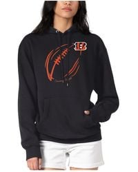 G-III 4Her by Carl Banks - Cincinnati Bengals Football Logo Fleece Tri-blend Pullover Hoodie - Lyst