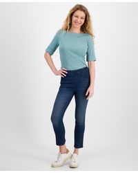 Style & Co. - Mid-rise Pull-on Capri Jeans leggings - Lyst