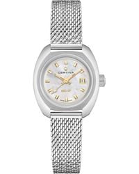 Certina - Swiss Automatic Ds-2 Lady Stainless Steel Mesh Bracelet Watch 28mm - Lyst