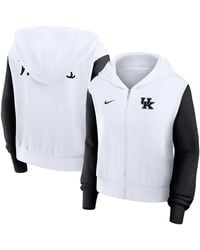 Nike - Tennessee Volunteers Cropped Beyond Capability Color-block Script Full-zip Hoodie - Lyst