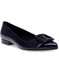 Anne Klein - Kalea Pointed Toe Buckle Flats - Lyst