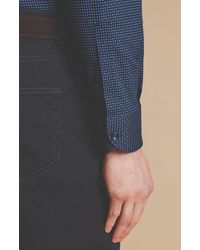Charles Tyrwhitt - Slim Fit Semi-cutaway Collar Non-iron Floral Geo Print Shirt - Lyst
