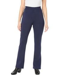 Woman Within - Within Tall Stretch Ponte Knit Pull-on Bootcut Pants - Lyst
