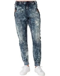 Level 7 - Premium Knit Denim jogger Jeans - Lyst