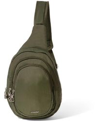 Baggallini - Securtex Anti-theft Multi Zip Sling Bag - Lyst