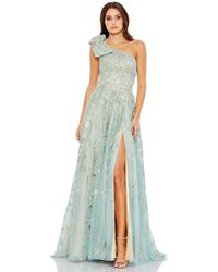 Mac Duggal - Embellished Bow One Shoulder A Line Gown - Lyst