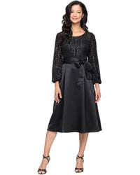 Alex Evenings - Petite A-line Midi Dress - Lyst