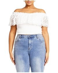 City Chic - Jayde Top - Lyst