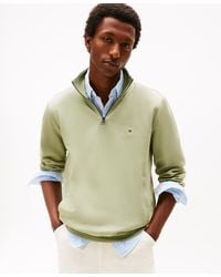 Tommy Hilfiger - Essential Intechno Knit Regular-fit 1/4-zip Sweatshirt - Lyst