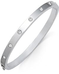 Kate Spade - Bezel-set Polished Bangle Bracelet - Lyst