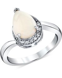 Macy's - Pear Shape Opal Ring (1 Ct. T.w. - Lyst