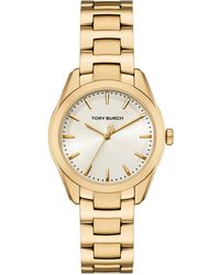 Tory Burch - The Miller -tone Stainless Steel Bracelet Watch 34mm - Lyst