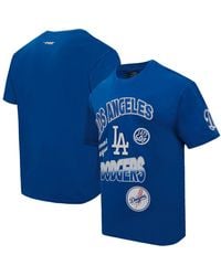 Pro Standard - Los Angeles Dodgers Turn It Up Dropped Shoulder T-shirt - Lyst