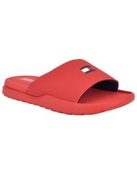 Tommy Hilfiger - Marmo Fashion Pool Slides - Lyst