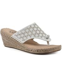 White Mountain - Beaux Espadrille Wedge Sandals - Lyst