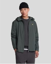 Lyle & Scott - Water Resistant Hooded Jacket - Lyst