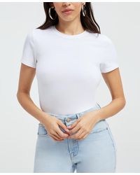 GOOD AMERICAN - Super Stretch Baby T-shirt - Lyst