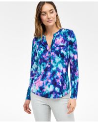 INC International Concepts - Printed Button Shirt - Lyst