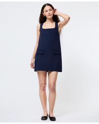 French Connection - Whisper Square-neck Sleeveless Mini Dress - Lyst