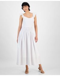 And Now This - Petite Scoop-neck Ruched Maxi Dress - Lyst