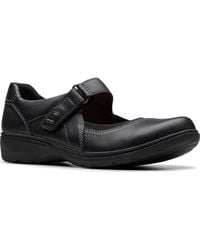 Clarks - Carleigh Madi Round Toe Mary Jane Flats - Lyst