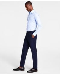 Michael Kors - Classic Fit Flat Front Pants - Lyst