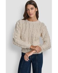 DKNY - Long Sleeves Sweater - Lyst