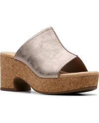 Clarks - Collection Nerisa Vine Wedge Sandals - Lyst