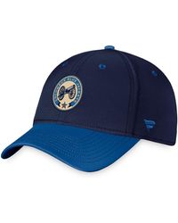 Fanatics - Navy Columbus Blue Jackets Authentic Pro Alternate Jersey Flex Hat - Lyst