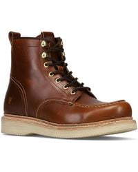 Frye - Hudson Workboot Wedge Boots - Lyst