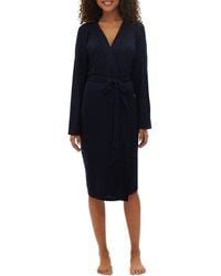 Gap - Body Long-sleeve Ribbed Belted Robe - Lyst