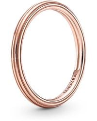 PANDORA - Plated Statement Ring - Lyst